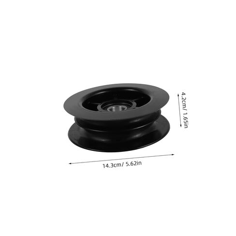 2pcs Forklift Pulley Roller with Double Groove Bearings, 3 Ton Nylon Guide Wheel for Hydraulic Line, Industrial Forklift Mast Idler Pulley Replacement for Material Handling in Kuwait