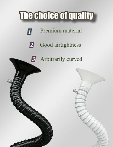 Industrial Fume Extractor Hose & 360° Flexible Fume Extraction Arm - Duct Hose for Soldering, Welding & Workshop Dust Collection in Kuwait