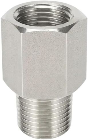 SS316 NPT BSPT 1/8 "1/4" 3/8 "1/2" 3/4 "أنثى إلى ذكر موضوع 3000psig 20MPa وصلة تركيب الأنابيب الفولاذ المقاوم للصدأ (0.75 F × 0.75 م) in Kuwait