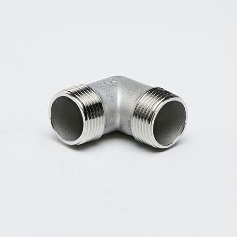 1/4 "3/8" 1/2 "3/4" 1 "الكوع 90 درجة بزاوية 304 الفولاذ المقاوم للصدأ الذكور تركيب الأنابيب الملولبة (1/4") in Kuwait