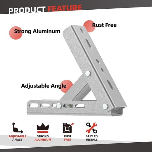 Awning Roof Mount Bracket for Retractable Awnings, Adjustable Angle Heavy Duty Universal Awning Bracket for House Awning Roof (1 Pack) in Kuwait