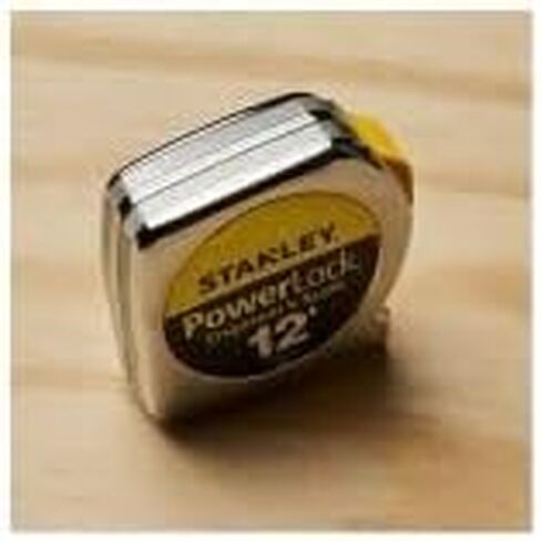 STANLEY PowerLock Tape Measure, Heavy-Duty, Engineer’s Scale with Metal Case, 12-Foot (33-272) in Kuwait