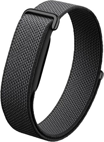 سوار رياضي من النايلون متوافق مع Google Fitbit Air، حزام بديل ناعم قابل للتنفس مزود بخطاف وحلقة، سوار معصم خفيف الوزن قابل للتعديل للنساء والرجال in Kuwait