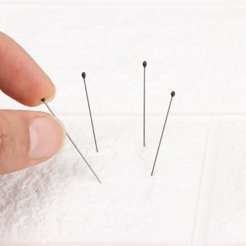 100Pcs Stainless Steel Specimen Needles, 40mm Dissection Pins Set 0.27-0.45mm with Plastic Box for Lab Entomology Collection(40 * 0.27mm) in Kuwait