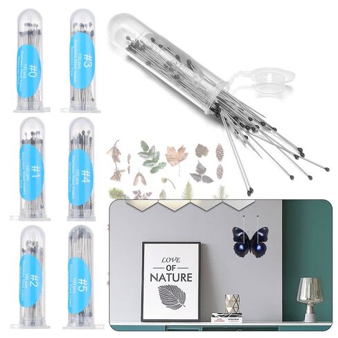 100Pcs Stainless Steel Specimen Needles, 40mm Dissection Pins Set 0.27-0.45mm with Plastic Box for Lab Entomology Collection(40 * 0.27mm) in Kuwait