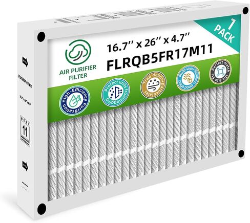Upgrade FLRQB5FR17M11 MERV 11 Replacement Filter Compatible with Trane TFM175B0FR0 FLRQB5FR17M13 Air Filter, 16.7" x 26" x 4.7" for QuikBox Media Filter 2 Pack in Kuwait
