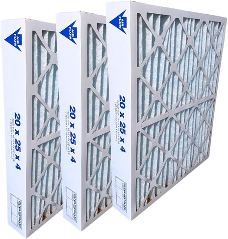 فلتر فرن ذري 20x25x4 MERV 11 متوافق مع TopTech TT-FM-2025 TTFM2025، TT-FM-2025QB للاستخدام في Carrier TechPure TT-MAC-2522 TT-MAC-2025-3 Pack in Kuwait