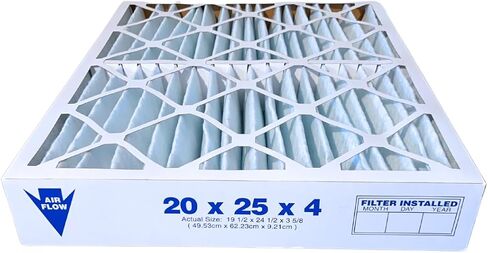 فلتر فرن ذري 20x25x4 MERV 11 متوافق مع TopTech TT-FM-2025 TTFM2025، TT-FM-2025QB للاستخدام في Carrier TechPure TT-MAC-2522 TT-MAC-2025-3 Pack in Kuwait
