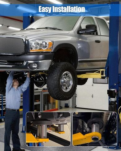 Truck Height Extension Adapters Fits for 2 Post Lifts | 3 Inch, 4Pcs, for Taller Vehicles, Heavy Duty Steel in Kuwait