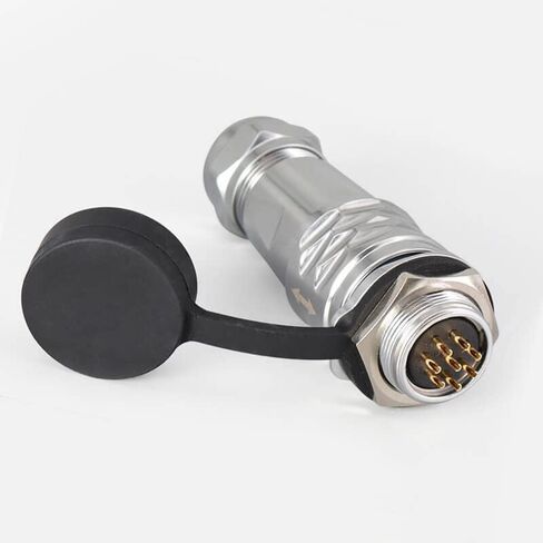 Metal Aviation Industrial SF20-8 Pin Male Plug Female Socket Back-Mount Waterproof Circular Push-Pull Quick in Kuwait