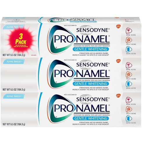 Sensodyne Pronamel Gentle Whitening Toothpaste Alpine Breeze 6.5 Ounce (Pack of 3) in Kuwait
