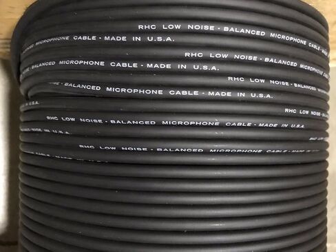 كابل ميكروفون متوازن Rapco Horizon MIC1.K 24GA - بكرة 500 قدم | كابل صوت منخفض الضوضاء | صنع في الولايات المتحدة الأمريكية in Kuwait