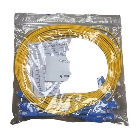 50 PCS 1m SC/UPC Optical Fiber Jumper Single Mode OS2 core 2.0mm(50PCS SC UPC-) in Saudi Arabia