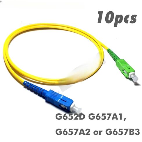 10 Root SC LC FC Fiber Jumper simplex Single Mode | SC-SC UPC; G657A1-1m in Saudi Arabia