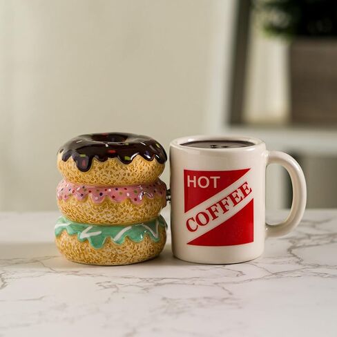 باسيفيك جيفتوير مورنينج برو آند دونات شوب الملح والفلفل الهزازات in Kuwait