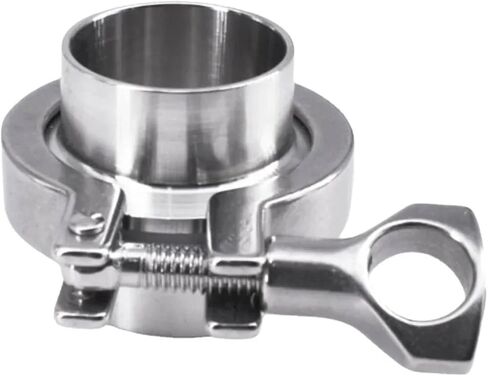 0.5 "1.5" 2 "3" 4 "5" 6 "8" 10 "ثلاثي المشبك مجموعة SUS 316L الفولاذ الجمعية لحام الطويق تركيب الأنابيب (SUS316L PTFE، 22 مم K34) in Kuwait
