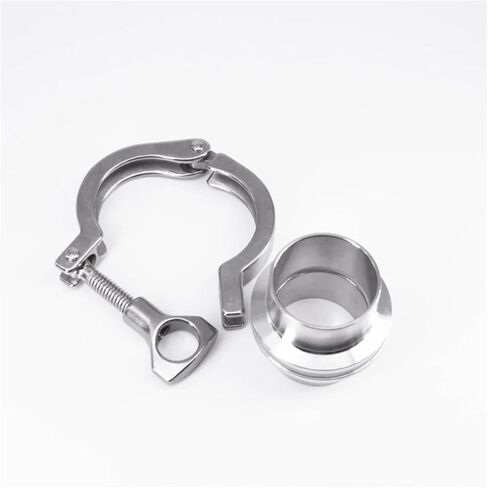 0.5 "1.5" 2 "3" 4 "5" 6 "8" 10 "ثلاثي المشبك مجموعة SUS 316L الفولاذ الجمعية لحام الطويق تركيب الأنابيب (SUS316L PTFE، 22 مم K34) in Kuwait