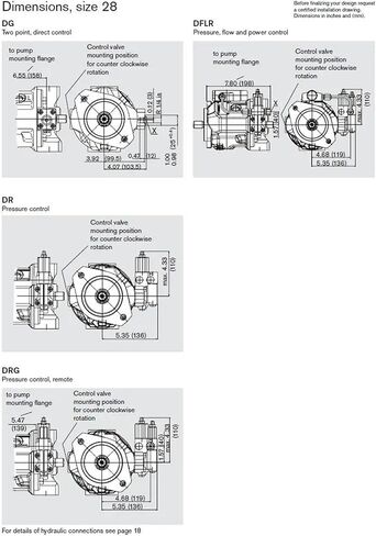 Axial Piston Variable Pump A10VO28DFR1/31R-PSC62K68 Hydraulic in Kuwait