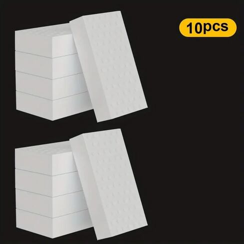 10PCS Thickened Magic Sponge – Multi-Purpose Cleaning Tool for Kitchen, Bathroom, Glass & Metal Surfaces in Kuwait