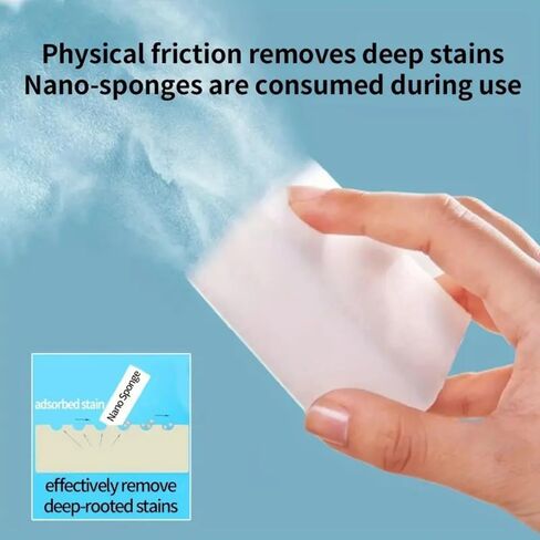 10PCS Thickened Magic Sponge – Multi-Purpose Cleaning Tool for Kitchen, Bathroom, Glass & Metal Surfaces in Kuwait