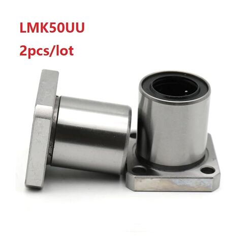 2 قطعة/الوحدة LMK50UU LMK50 مربع الخطي جلبة الخطي تحمل شفة الخطي الكرة تحمل in Kuwait