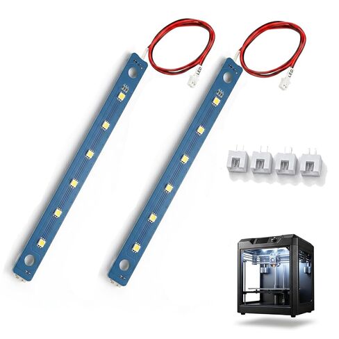 متوافق مع مجموعة إضاءة Flashforge AD5X LED، قطعتين من اللوحة البديلة | ملحق طابعة ثلاثية الأبعاد لجهاز Adventurer 5M و5M Pro، مما يساعد على عرض الطبقات وتفاصيل الإعداد والصيانة الروتينية داخل الوحدة. in Kuwait