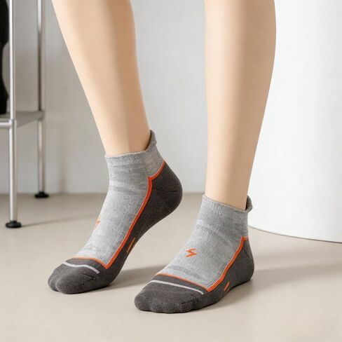 1pcs Ankle Socks Men Running Socks Athletic Socks Thin Breathable Mesh Summer Cotton Moisture Wicking Low Cut Short Sports Socks with Heel Tab for Outdoor Gym, One Size Gray in Kuwait