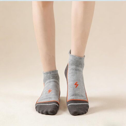 1pcs Ankle Socks Men Running Socks Athletic Socks Thin Breathable Mesh Summer Cotton Moisture Wicking Low Cut Short Sports Socks with Heel Tab for Outdoor Gym, One Size Gray in Kuwait