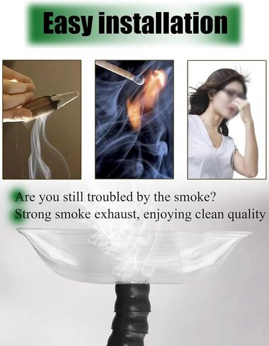 Flexible Fume Extraction Arm, 360° Rotatable Segmented Industrial Fume Extractor Hose with Silicone Smoking Hood for Soldering(Black,2.95 IN_220CM/86.61 IN) in Kuwait