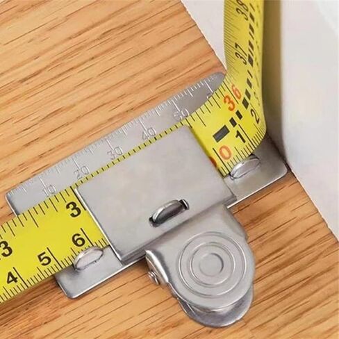 Metal Tape Measure Clip Holder Precision Marking Guide Woodworking Layout Tool Ruler Positioning Clamp Drawing Scribing Measuring Accessory in Kuwait