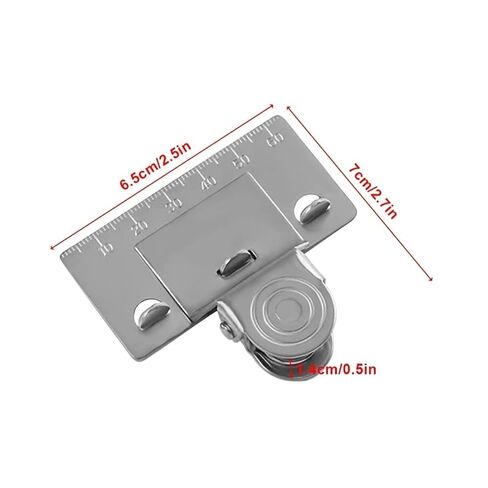 Metal Tape Measure Clip Holder Precision Marking Guide Woodworking Layout Tool Ruler Positioning Clamp Drawing Scribing Measuring Accessory in Kuwait