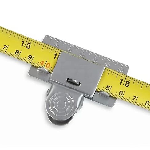 Metal Tape Measure Clip Holder Precision Marking Guide Woodworking Layout Tool Ruler Positioning Clamp Drawing Scribing Measuring Accessory in Kuwait