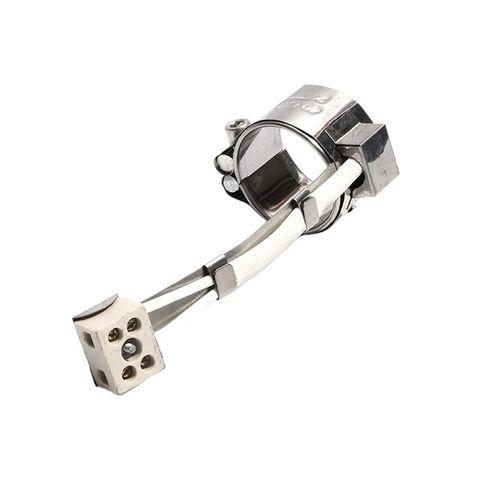 1pcs Stainless Steel Ceramic and High Temperature Band Heater Inner Dia.55mm Heating Element 390W/410W/440W Height 75/80/85mm(Gold,110V_390W 55X75MM(IDXH)) in Kuwait