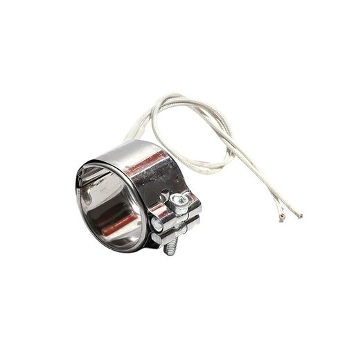 1pcs Plastic Injection Machine Inner Dia.42mm Mica Band Heater 300W/320W/340W Stainless Steel Heating Element Height 75-85mm(Silver,380V_300W 42X75MM(IDXH)) in Kuwait