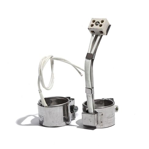 1pcs Plastic Injection Machine Inner Dia.42mm Mica Band Heater 300W/320W/340W Stainless Steel Heating Element Height 75-85mm(Silver,380V_300W 42X75MM(IDXH)) in Kuwait