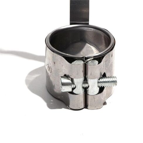 1pcs Plastic Injection Machine Inner Dia.42mm Mica Band Heater 300W/320W/340W Stainless Steel Heating Element Height 75-85mm(Silver,380V_300W 42X75MM(IDXH)) in Kuwait
