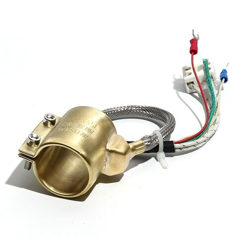 1 قطعة سخان نحاسي حلقة تسخين كهربائية 65 × 70/70 × 30/70 × 35/70 × 40/70 × 45 مم القطر الداخلي × الارتفاع مع اثنين/ثلاثة/خمسة أسلاك (فضي، 220 فولت_400 وات 70 × 40 مم (IDXH)) in Kuwait