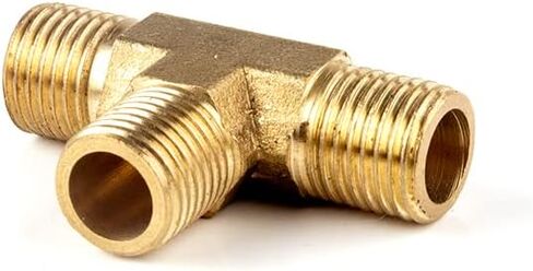1pc 1/8" 1/4" 3/8" 1/2" 3/4" Male/Female Thread L-type T-shaped Pneumatic/Plumbing Brass Pipe Fitting Water Oil Gas (L-MF,3/4'') in Kuwait