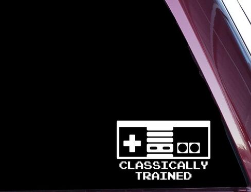 NES Controller - Classically Trained - Precision-Cut Vinyl Decal in Kuwait