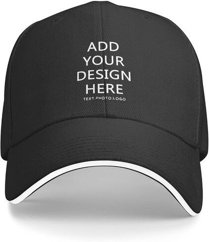 Custom Hat Design Your Own, Personalized Classic Hats for Men Women,Customizable Baseball Cap Dad for Outdoor Adjustable in Kuwait