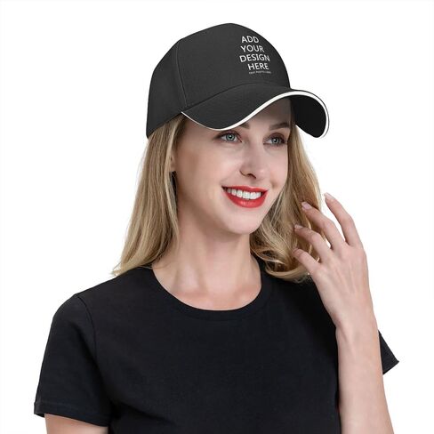 Custom Hat Design Your Own, Personalized Classic Hats for Men Women,Customizable Baseball Cap Dad for Outdoor Adjustable in Kuwait