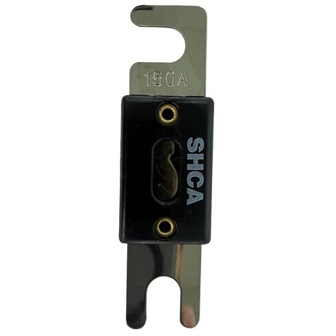 Sky High Car Audio ANL Fuse Holder with Fuse, Set Screw Inline Holder for 1/0 or 4 Gauge Wire, High Current Power Protection (50A–500A Options) (150 Amp) in Kuwait