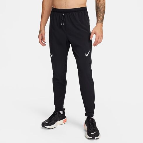 بنطال الجري Dri-FIT AeroSwift ADV للرجال (010 - أسود/أبيض ساميت) in Kuwait