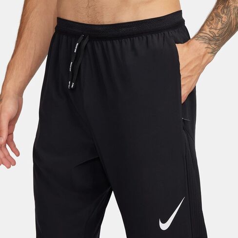 بنطال الجري Dri-FIT AeroSwift ADV للرجال (010 - أسود/أبيض ساميت) in Kuwait