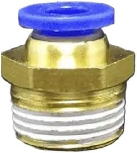 10PC DN10 G 3/8" Male x Fit Tube OD 6mm Brass Pneumatic Air Hose Quick Connector Push In Coupler Water Gas Oil in Saudi Arabia