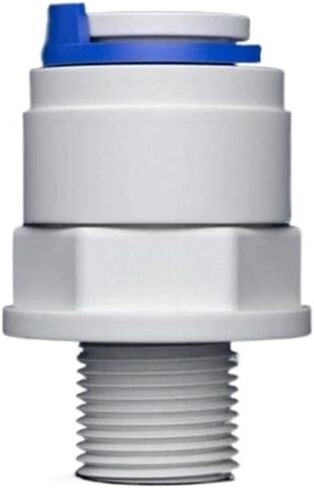 50Pcs/Lot 1/4" Male Thread - 3/8" Straight RO Water Fitting 9.5mm Coupling POM Hose PE Pipe Connector Water Filter Parts in Saudi Arabia