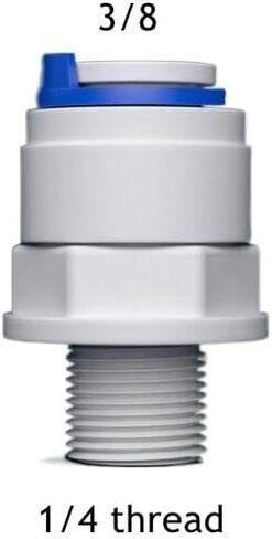 50Pcs/Lot 1/4" Male Thread - 3/8" Straight RO Water Fitting 9.5mm Coupling POM Hose PE Pipe Connector Water Filter Parts in Saudi Arabia
