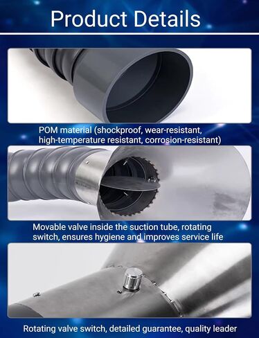 Hard 4/6/8'' Articulated Hose 3~10ft Long Air Extractor Flexible Duct Collector Arm with Hood, for Laboratory, Round Nozzle Smoke Remove Pipe(110X1000MM/4.3x39.4in) in Kuwait