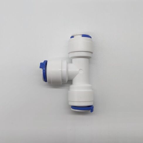 50Pcs/Lot 3/8" Tee Type RO Water Fitting 9.5mm Hose PE Pipe 3 Ways Quick Connector Water Filter Parts in Saudi Arabia