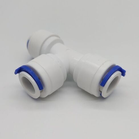 50Pcs/Lot 3/8" Tee Type RO Water Fitting 9.5mm Hose PE Pipe 3 Ways Quick Connector Water Filter Parts in Saudi Arabia